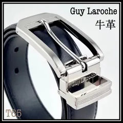 【B級品】 Guy Laroche ベルト レザー  T65 ブラック 黒