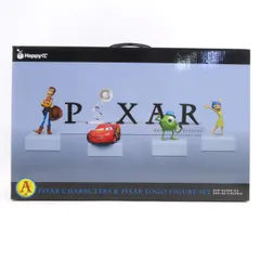 【ブリスター未開封】Happyくじ PIXAR A賞 ピクサーキャラクターズ＆ピクサーロゴ フィギュアセット