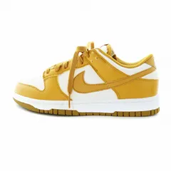 ナイキ NIKE ダンク ロー ネクストネイチャー カリーブラウン Dunk Low Next Nature Curry Brown スニーカー タグ付き シューズ 靴 ロゴ レザー US7.5 24.5cm 黄 イエロー 白 ホワイト DN1431-001