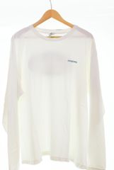 パタゴニア PATAGONIA 90s90年代 Beneficial T's ロングTシャツ ロンT ロンT ホワイト LLサイズ 103MT-2767