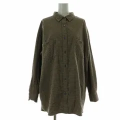ペンドルトン PENDLETON シャツ チュニック チェック 長袖 F 茶 ブラウン 9475-7301 /XKのサムネイル