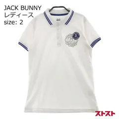 JACK BUNNY ジャックバニー 半袖ポロシャツ ホワイト系 2 [240001917319]#