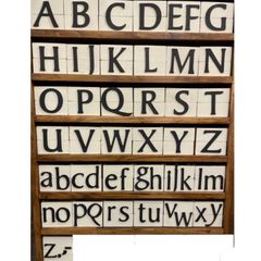 10cm LETTER BLACK 文字　アルファベット　好きな文字【8個セット】お選びください。