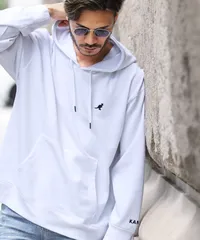 新品 未使用 並行輸入 KANGOL(カンゴール)KANGOL別注裏毛パーカー 210943 ホワイトB