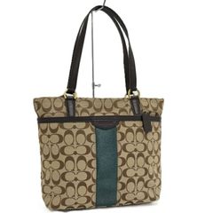 COACH シグネチャー トートバッグ キャンバス ベージュ 28504