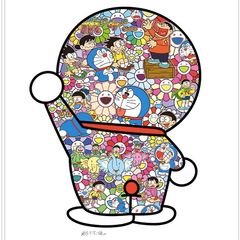 村上隆 TAKASHI MURAKAMI 額付きドラえもん どこでもドア - メルカリ