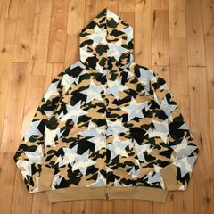 BAPE スター パーカー 1st camo yellow Lサイズ a bathing ape BAPE sta full zip hoodie star エイプ ベイプ アベイシングエイプ