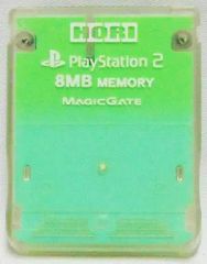 [Used] PS2 Hardware PlayStation 2 Dedicated Memory Card (8MB) Green
