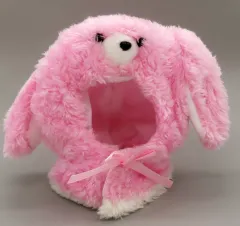 【中古】ぬいぐるみ もこもこフードポンチョ うさぎ ぬいちゅーむ ぬいぐるみ用衣装