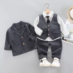 ☆ ネイビー ☆ 90CM ☆ フォーマルスーツ 男の子 5点セット mw604 男の子 フォーマル ベスト セット 入園式 卒園式 ベビー服 スーツ 5点 セット 80 90 100 110 cm 子供 春 おしゃれ 赤ちゃん セットアップ ジャケット