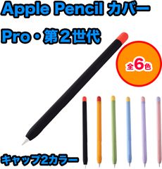 Apple Pencil Pro 第2世代 アップルペンシル アップルペン キャップ2カラー ペンシルケース ケース シリコン カバー ワイヤレス充電可能  滑り止め 保護 グリップ キャップ iPad ipad