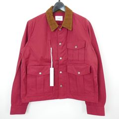 17AW 17FW The Letters ザ レターズ Ventile Hunting Jacket エルボーパッチ コットン ハンティングジャケット ブルゾン RED M