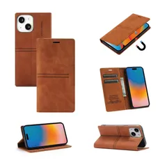 2023新型iPhone15promax用ケース iphone 15promax ケース 手帳型スマホケース iphone 15promaxケース マグネット式 iphone15promax 専用ケース シンプル高級puレザーアイフォンケース 手帳型 カード収