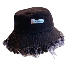 [ONE-K] バケットハット uvカット 帽子 レディース デニム メタル デコレーション 夏用 日よけ帽子 カジュアル ストリート サンシェードハット 小顔 