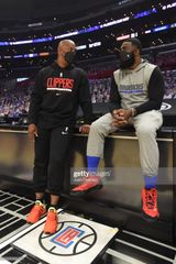 NBA 20-21シーズンLAクリッパーズナイキ プラクティスパンツLサイズ 選手支給品