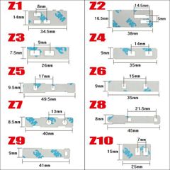 フィルムアンテナ 3M 1枚 強力 両面テープ 地デジ ワンセグ フルセグ 補修用 汎用 選択式 トヨタ イクリプス カロッツェリア クラリオンパナソニック