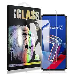 ASUS ZenFone 7 ZS670KS ガラスフイルム 【2枚セッ- AGC旭硝子 - 高 品質】 ZenFone7 Pro ZS671KS フイルムさらさら zs670ks zs671ks 液晶 保護フィルム 強化ガラス ケース 【 日本旭硝子素材 0