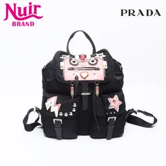 美品★ PRADA リュック　ロボット柄 ピンク　プラダ PRADA - 本物 プラダ PRADA ロボット柄 2WAY ショルダーバッグ