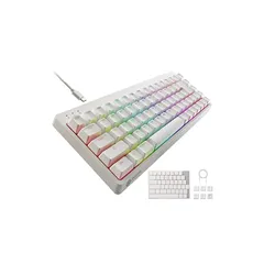 エレコム ゲーミングキーボード V-custom VK300S ホワイト V custom VK300S - TK-VK300SWH