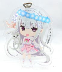 [중고] 에밀리아 팩 리제로 Memory Snow 파스텔로 아크릴 키홀더