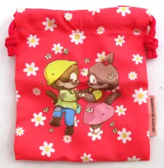 【中古】バッグ D 「アルプスの少女ハイジ×モンチッチ ポーチ＆きんちゃく」