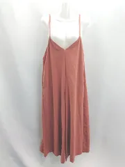 ◇ ⊂ Sonny Label URBAN RESEARCH サイドジッパー ノースリーブ サロペット サイズフリー オレンジ系 レディース E  【1503310003956】