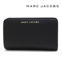 マークジェイコブス 二つ折り財布 レディース MARC JACOBS Wallet BLACK ブラック M0016990 001