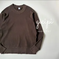 gicipi / ORSO コットンミラノリブ　ロングスリーブ　モックネック