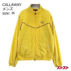 CALLAWAY キャロウェイ 裏メッシュ 2way ジップ ジャケット イエロー系 M [240101140472]