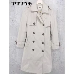 ■ ◎ OZOC オゾック ライナー ウエストベルト付き  トレンチ コート サイズ38 ベージュ レディース  【中古】 【1002802095719】