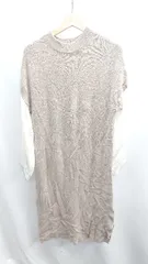 ◇ ⊇ Petit Honfleur プチオンフルール ドッキング 長袖 ロング ワンピース サイズL ベージュ レディース E  【1410100034475】のサムネイル
