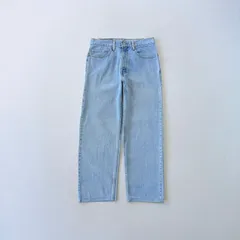 90s USA製　リーバイス550 リラックスフィット　刻印513　アイスブルー Y2409