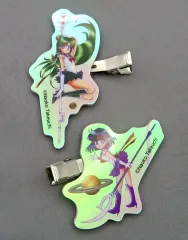【中古】アクセサリー(非金属) スーパーセーラープルート＆スーパーセーラーサターン 前髪クリップ2個セット 「美少女戦士セーラームーン」 オフィシャルファンクラブ Pretty Guardians/セーラームーンストア/ローソン限定