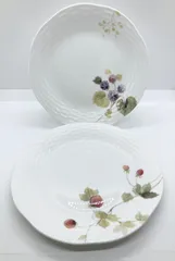 【新品】ナルミ　ルーシーガーデン　ペア20cmプレート　プレート　皿　お皿　２枚セット　食器　洋食器