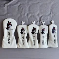 新製品4点セット】かわいい刺繍ドラえもんゴルフクラブカバー