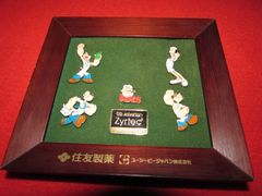 ポパイのピンバッジ　5種（額入り）