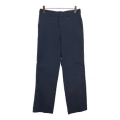 Dickies ディッキーズ 874 ワークパンツ ネイビー(メンズ W33 L32相当)中古 古着 U5238
