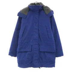 ランズエンド 90s オールド マウンテンパーカー XS ブルー LANDS' END 裏フリース ジャケット レディースのサムネイル