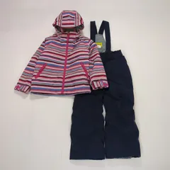 ジュニア スキーウェア上下セット ピンク 120cm