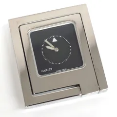GUCCI　置時計　未使用　保護フィルム付 GUCCI 置き時計 正規品 7/31まで出品 2025年最新】グッチ 置時計