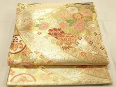 専用帯5814 4198 二点セット●高級 正絹 唐織 六通 袋帯 華文 花文 V3114 ○高級 正絹 唐織 六通 袋帯 華文 花文 - メルカリ