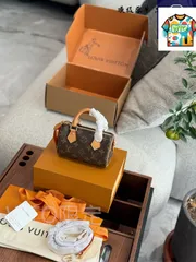 【今日WTO】Louis Vuitton ルイヴィトン スピーディ ナノ ピローバッグ クラシックモノグラム素材で肩帯取り外し可能なデザイン-WTO輸入2-PNA87
