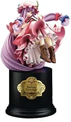 【中古】(非常に良い)東方Project 動かない大図書館 パチュリー・ノーレッジ 1/8 完成品フィギュア 全高本体約12cm、台座込み約20cm キューズQ