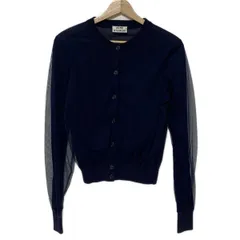 Acne Studios ニット カーディガン 紺 コットン 綿 アクネ 春夏 Acne Studios ニット カーディガン 紺 コットン 綿 アクネ 春夏