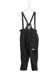 【お得なクーポン配布中!】 ノースフェイス サミット シリーズ ナイロン スノー パンツ キッズ S 100cm 程 古着 子供用 フリースライナー ブラック 防水 撥水 スキー