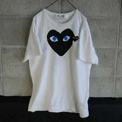 [SJi] PLAY COMME des GARCONS Tシャツ Mサイズ ブラックハート 青目デザイン コムデギャルソン