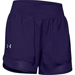 Under Armour Women's UA Locker Woven Training Short (Small Purple)