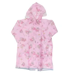 【メール便】マイメロディ 子供用 レインウェア リュック ランドセルが背負えるレインコート いつもいっしょのお友だち サンリオ スケーター キッズ 子ども用 雨合羽 キャラクター グッズ 