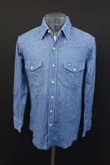 ■39 ラングラー Wrangler デニムシャツ ダンガリーシャツ サイズL■