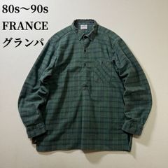 1990s agnes b. オンブレシャツ ネルシャツ フランス製 - メルカリ